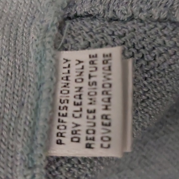 St. John Light Blue Cardigan Sweater - Picture 6 of 6